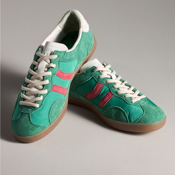Coolway Shoes - Coolway Kizuna Green and Pink Sneakers